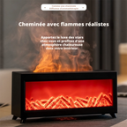 Diffuseur d’huiles essentielles Cheminée Chaleureux - Effet flamme relaxant