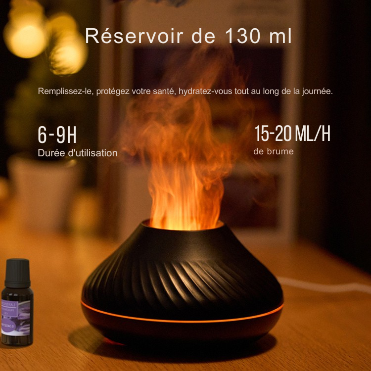 Diffuseur avec réservoir de 130 ml sur une table