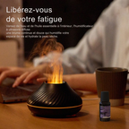 Diffuseur d’huiles essentielles Volcan – Flamme aromatique relaxante