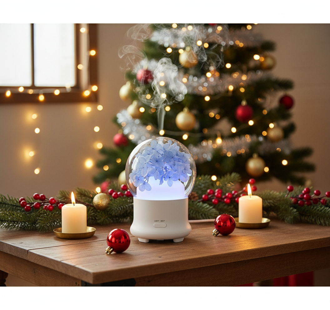 Diffuseur d’huiles essentielles floral