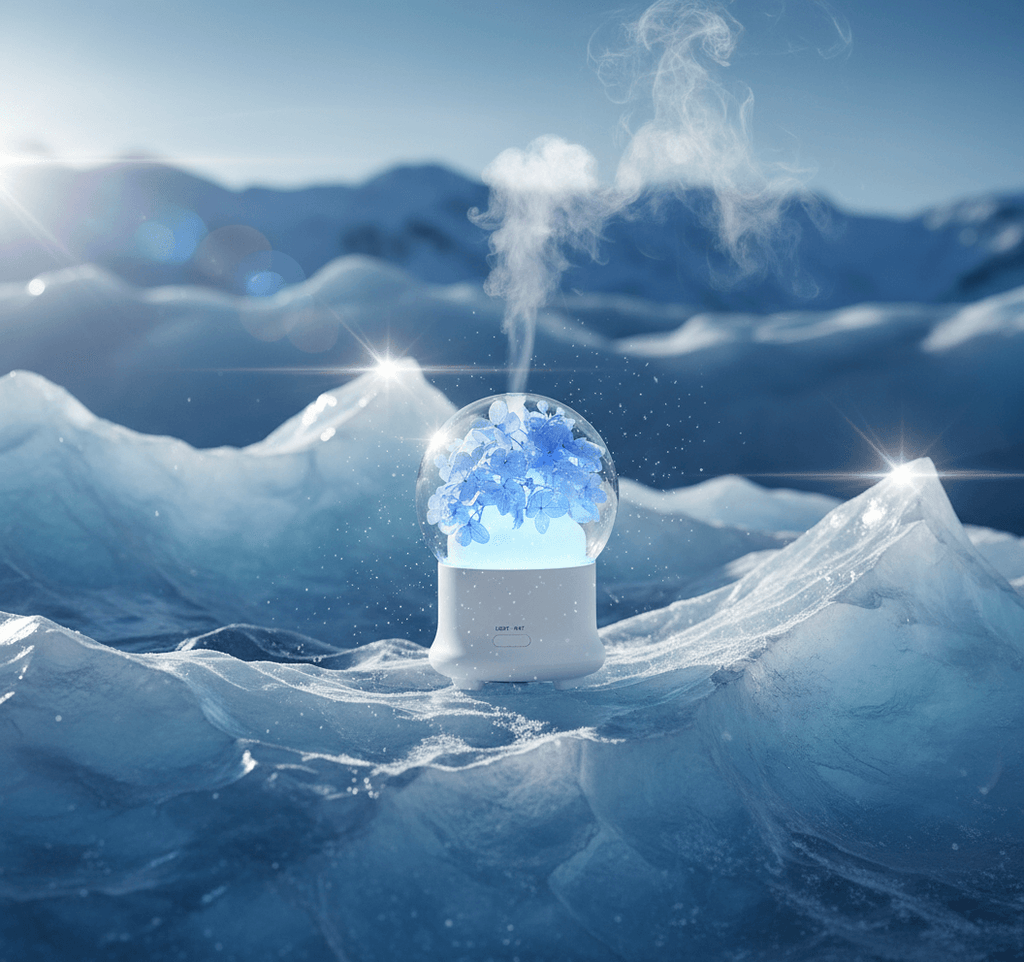 Diffuseur d’huiles essentielles floral